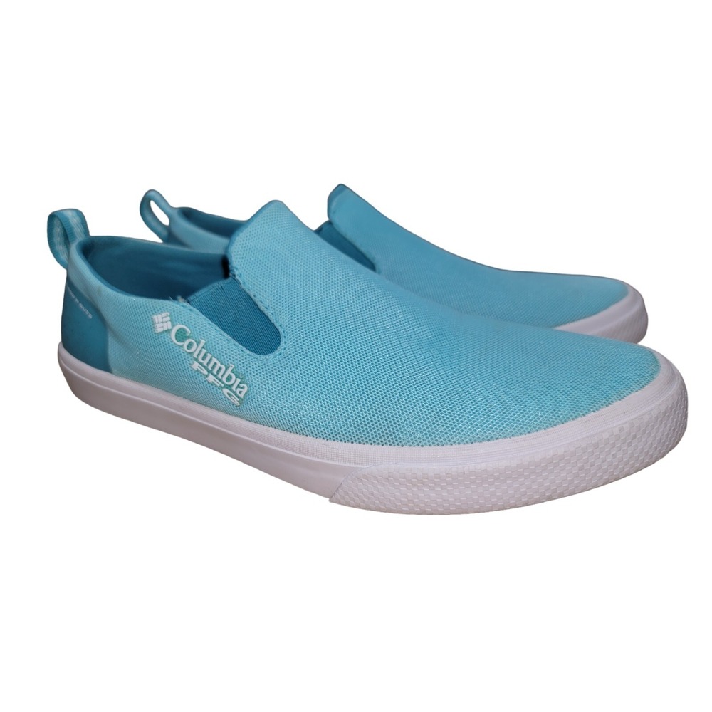 Columbia‎ PFG Dorado Women's Sz 9 Blue Boat Shoes Outdoors Fishing Slip On